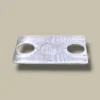 Cigar Cutter Square Silver DB-17S – Front View