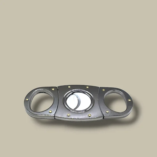Cigar Cutter Titanium Rivet Design DB-20T – Front View