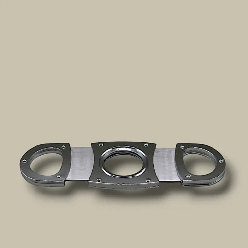 Cigar Cutter Titanium Rivet Design DB-20T – Open View