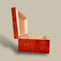 Cigar Humidor Glossy Cherry Wood Side HM-212L-BR