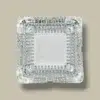 Cigarette Ashtray Square Glass ASH-CT17SQ – Front View
