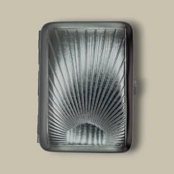 Metal Cigarette Case with Floral Engraving CC-62