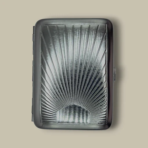 Metal Cigarette Case with Floral Engraving CC-62