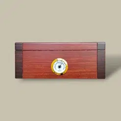 Glass Top Cigar Humidor Top View HM-116A-CH