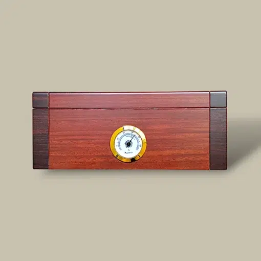 Glass Top Cigar Humidor Top View HM-116A-CH