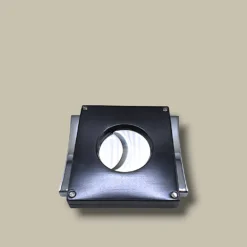 Guillotine Cigar Cutter Black Steel DB-08BKS – Front View