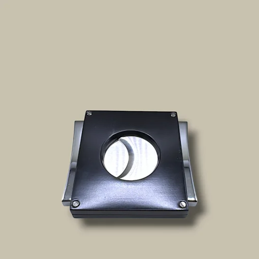 Guillotine Cigar Cutter Black Steel DB-08BKS – Front View