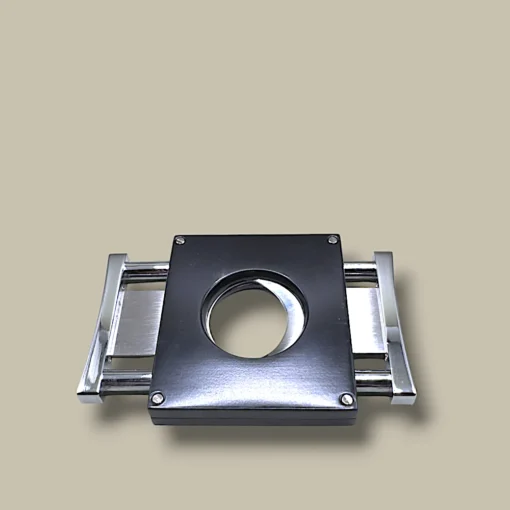Guillotine Cigar Cutter Black Steel DB-08BKS – Open View