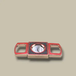 Guillotine Cigar Cutter Carbon Red DB-09CFR – Front View