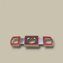 Guillotine Cigar Cutter Carbon Red DB-09CFR – Open View