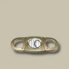Guillotine Cigar Cutter Gold Steel DB-03G – Front View
