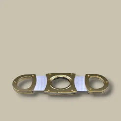 Guillotine Cigar Cutter Gold Steel DB-03G – Open View