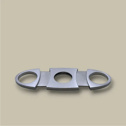 Guillotine Cigar Cutter Silver Matte DB-11SL – Open View