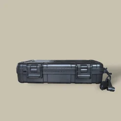 Travel Humidor – 5 Cigars – Black CTB-100-BK – Front View