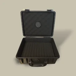 Travel Humidor Hard Case CTB-99-BK – Open Top View