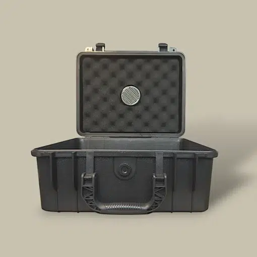 Travel Humidor Hard Case CTB-99-BK – Open Vertical