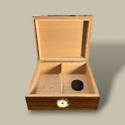 Walnut Wood Cigar Humidor HM-116M-W – Open Interior