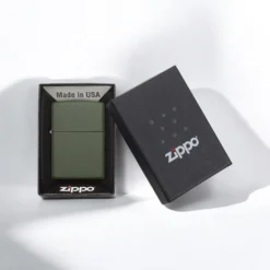 ZIPPO® Green Matte Lighter with Box 221