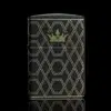 ZIPPO® Queen of Bud® Black Obsidian Geometric Lighter