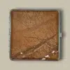 Brown Marble Cigarette Case CC-36 Front View
