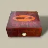 Burl Wood Cigar Humidor HM-117M-BU – Top View