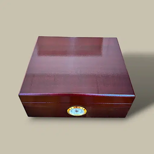 Cherry Wood Cigar Humidor HM-116M-C – Top View