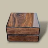Wood Finish Cigar Ashtray Box Set ASH-CG07W – Top View