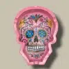 Pink Painted Skull Cigar Ashtray ASH-CT01SE – Top View