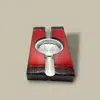 Red Wood Finish Cigar Ashtray ASH-CG10R – Top View