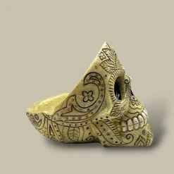 Cigar Ashtray Skull Design ASH-CT06AA – Side Angle