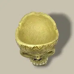 Cigar Ashtray Skull Design ASH-CT06AA – Side Angle