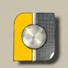 Yellow Carbon Fiber Cigar Ashtray ASH-CG08YCF – Top View