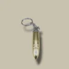 Bullet Cigar Cutter Keychain Glossy Gold BC-66G – Front View