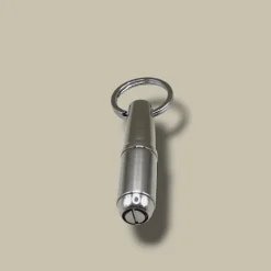 Bullet Cigar Cutter Keychain Titanium BC-80T – Open View