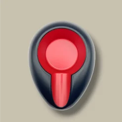Red and Black Egg Ashtray ASH-AA01GD – Empty View
