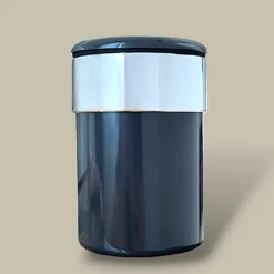 Black LED Cigarette Ashtray ASH-CT18BK – Front View
