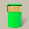 Green LED Cigarette Ashtray ASH-CT18GN – Front View