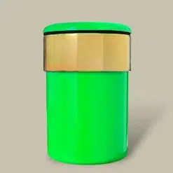 Green LED Cigarette Ashtray ASH-CT18GN – Front View