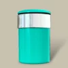 Turquoise LED Cigarette Ashtray ASH-CT18TE – Front View