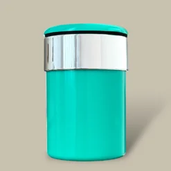 Turquoise LED Cigarette Ashtray ASH-CT18TE – Front View