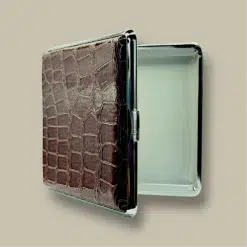 Crocodile Leather Cigarette Case CC-31 Inside
