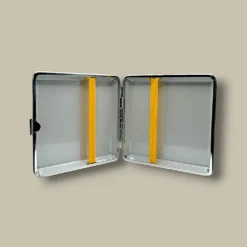 Crocodile Leather Cigarette Case CC-31 Open