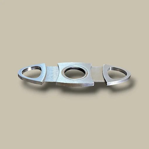 Stainless Double Blade Cigar Cutter – Open View