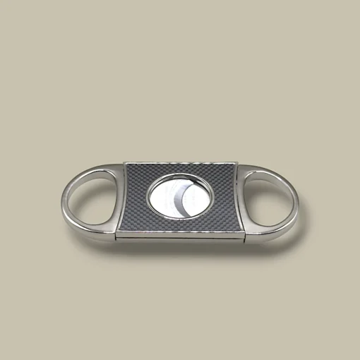 Double Blade Cigar Cutter Carbon Fiber DB-01CF – Front View