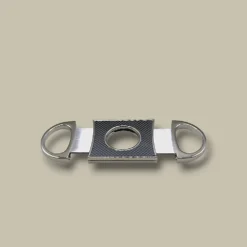 Double Blade Cigar Cutter Carbon Fiber DB-01CF – Open View