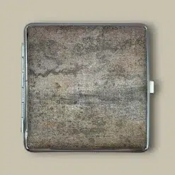 Dusty Stone Texture Cigarette Case CC-39 Front View