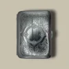 Engraved Silver Cigarette Case CC-61 – Front View