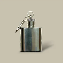 Mini Stainless Keychain Flask FL-680 – Front View