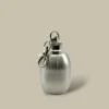 Mini Oval Stainless Flask FL-660 – With Keychain