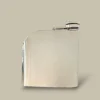 Polished Stainless Steel Flask FL-550 – Front View